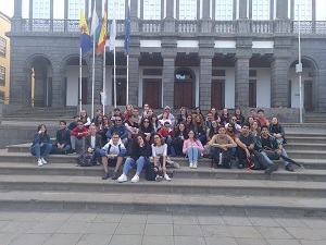 Piazza quartiere Vegueta studenti Erasmus