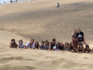 Giochi sulla spiaggia di Maspalomas