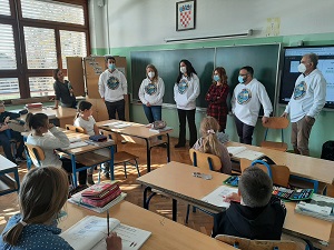 Workshop con gli alunni dell’“Osnovna skola” di Sračinec. Workshop con gli alunni dell’“Osnovna skola” di Sračinec.