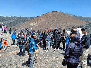 visita ai monti Silvestri (Etna)