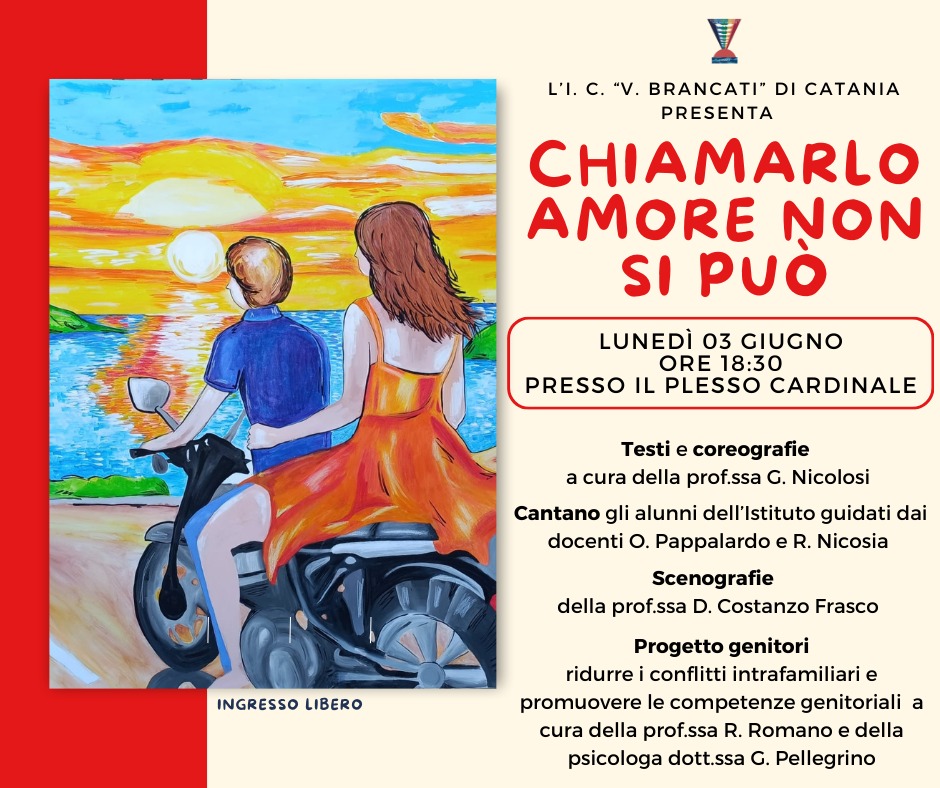 locandina spettacolo chiamarlo amore non si può