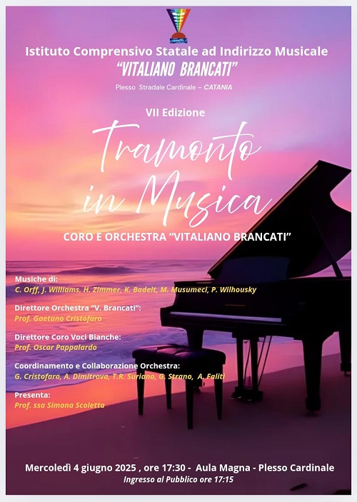 locandina tramonto in musica 2025