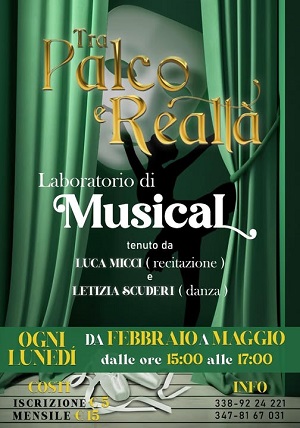 locandina del laboratorio di musical presso il plesso cardinale